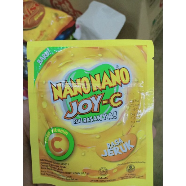 Jual Nano nano Joy C Pouch 15 butir rasa Jeruk (per 10 sachet) | Shopee ...