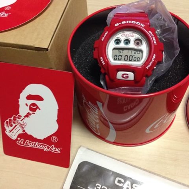 G shock outlet bape coca cola