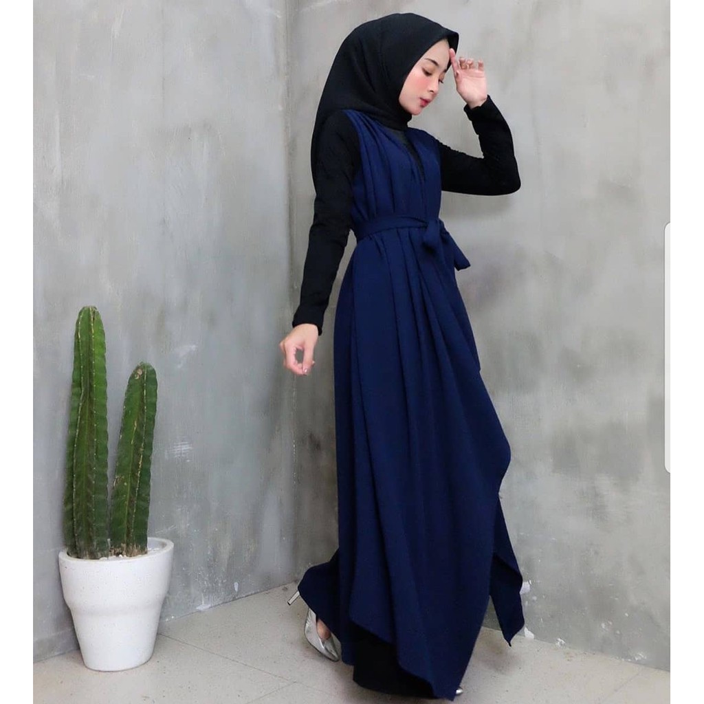 Jual Jill Set( Gamis + Long Outer) | Shopee Indonesia