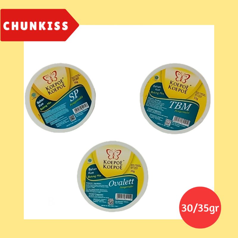Jual KOEPOE CAKE EMULSIFIER / PENGEMBANG KUE SP/TBM/OVALET 30gr