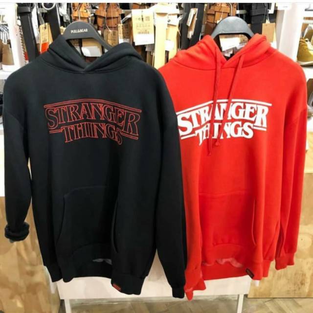 Hoodie pull and 2024 bear stranger things