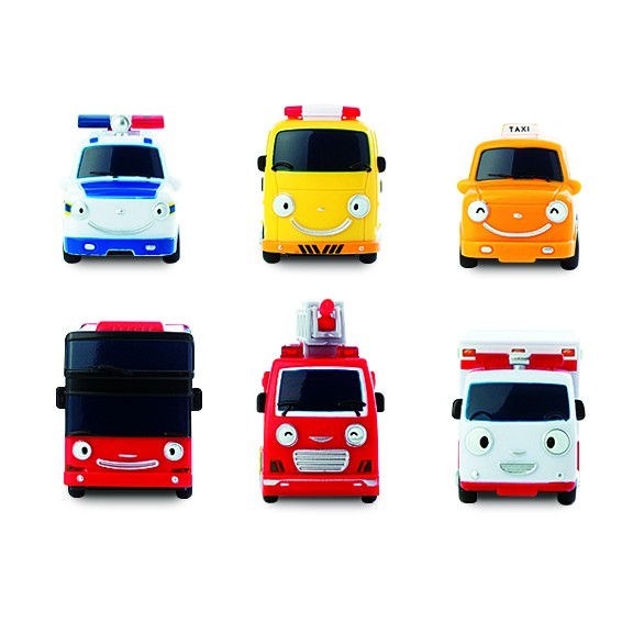 Jual Tayo The Little Bus TYT-112010 Mini Cars Set 6 Styles | Shopee ...