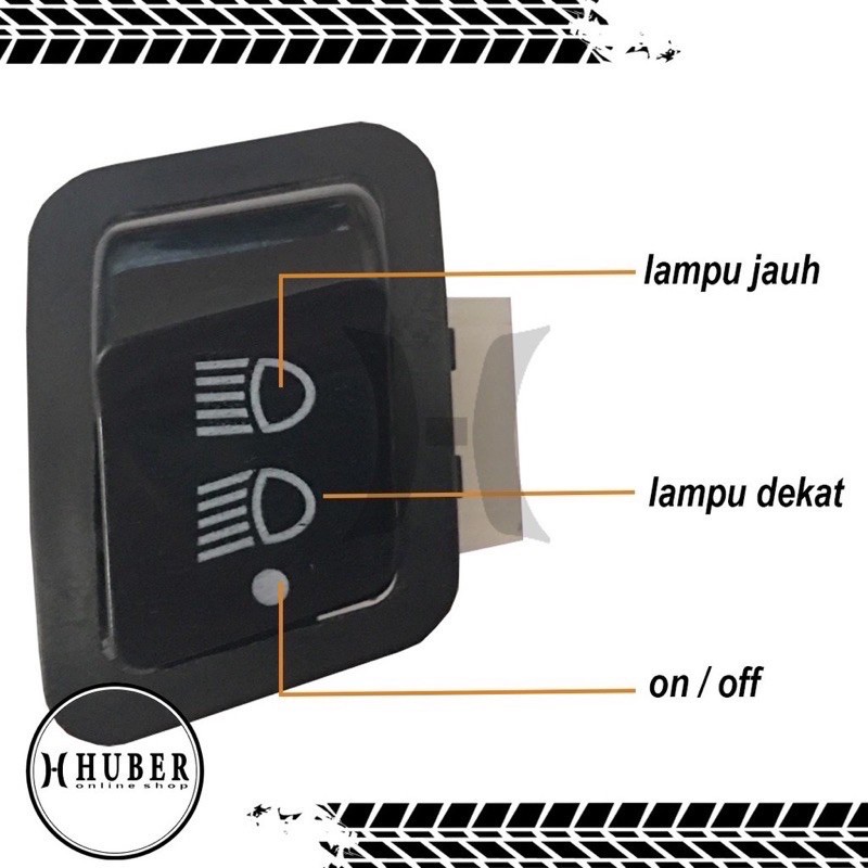 Jual Saklar Lampu Tombol Dim Titik Tec Revo Beat F Blade New Vario Spacy F Scoopy F