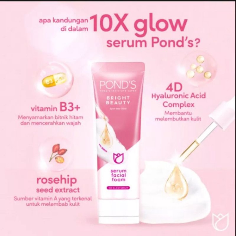 Jual Ponds Bright Beauty Facial Foam 100g | Shopee Indonesia