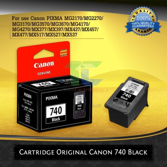 Jual Jual Cartridge Tinta Canon PG740 PG 740 PG740 Black ORIGINAL