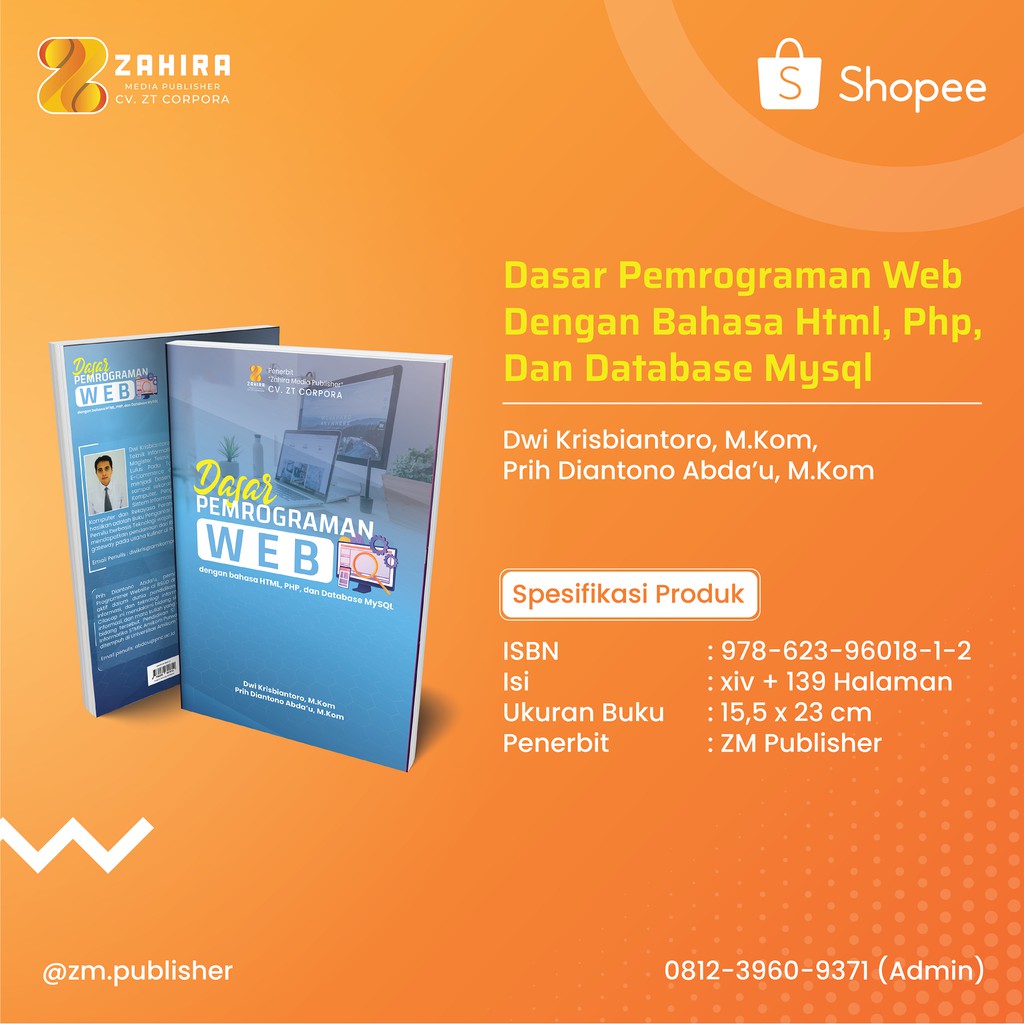 Jual Buku DASAR PEMROGRAMAN WEB Dengan Bahasa HTML, PHP, Dan Database ...