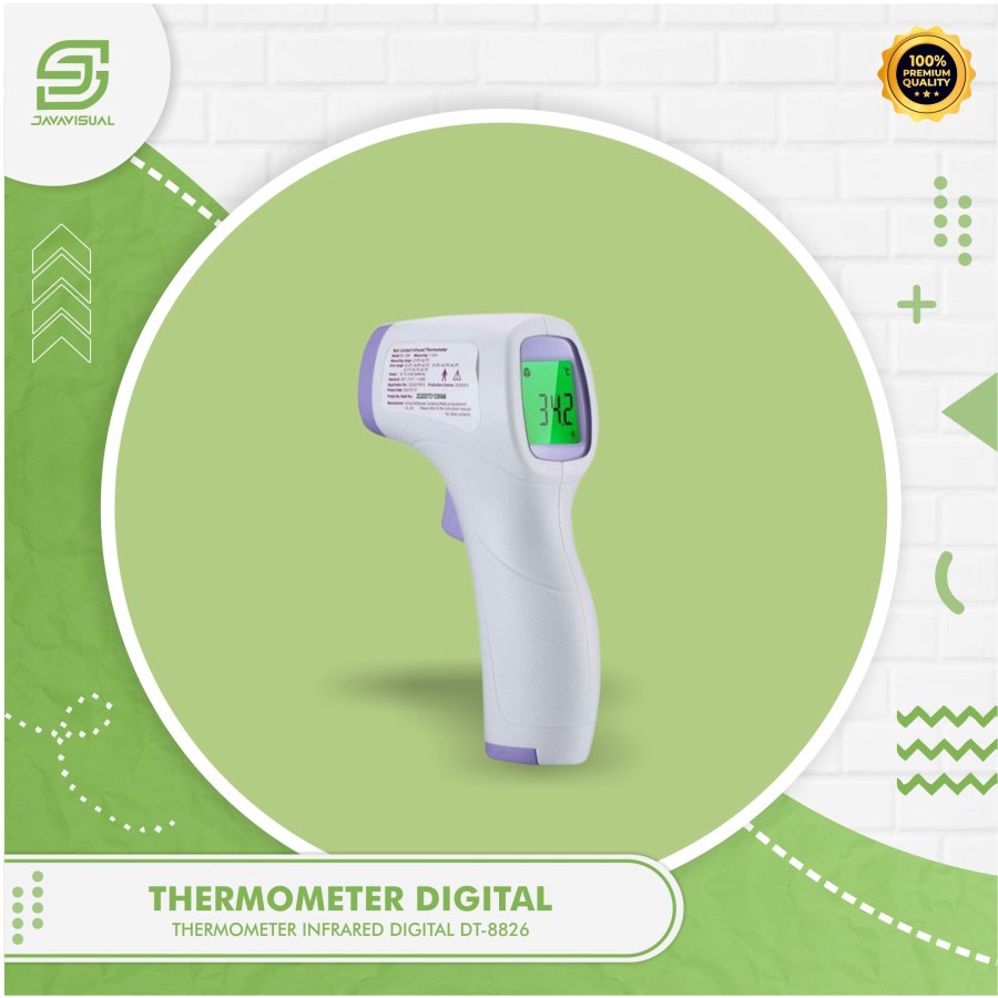 Jual [JaVis] Thermometer gun infrared Suhu IR Termometer Laser Termo ...