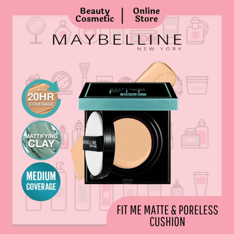 Jual Maybelline Fit Me Matte &amp; Poreless Cushion | Shopee Indonesia