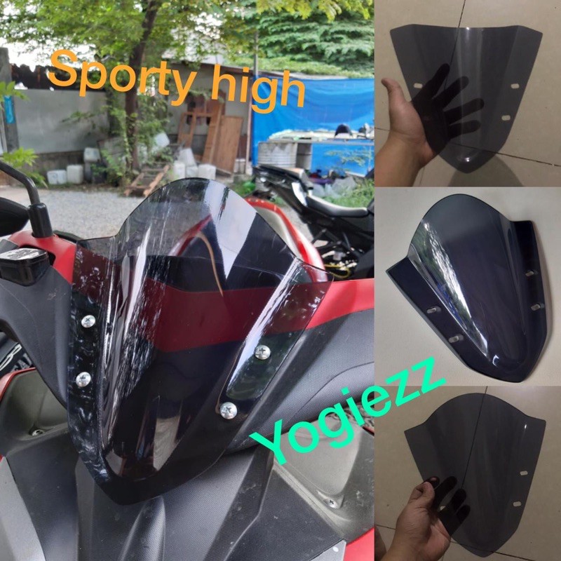 Jual winshield all new yamaha aerox visor aerox flyscreen tameng ...