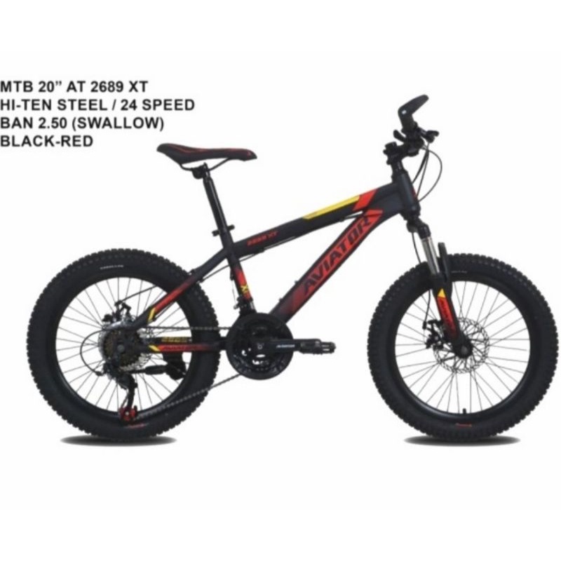 Jual SEPEDA MTB AVIATOR BY PACIFIC 20 INCH | Shopee Indonesia