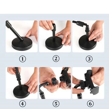 Tempat Tripod Smartphone Adjustable 360 Tongsis Dudukan Phone Holder