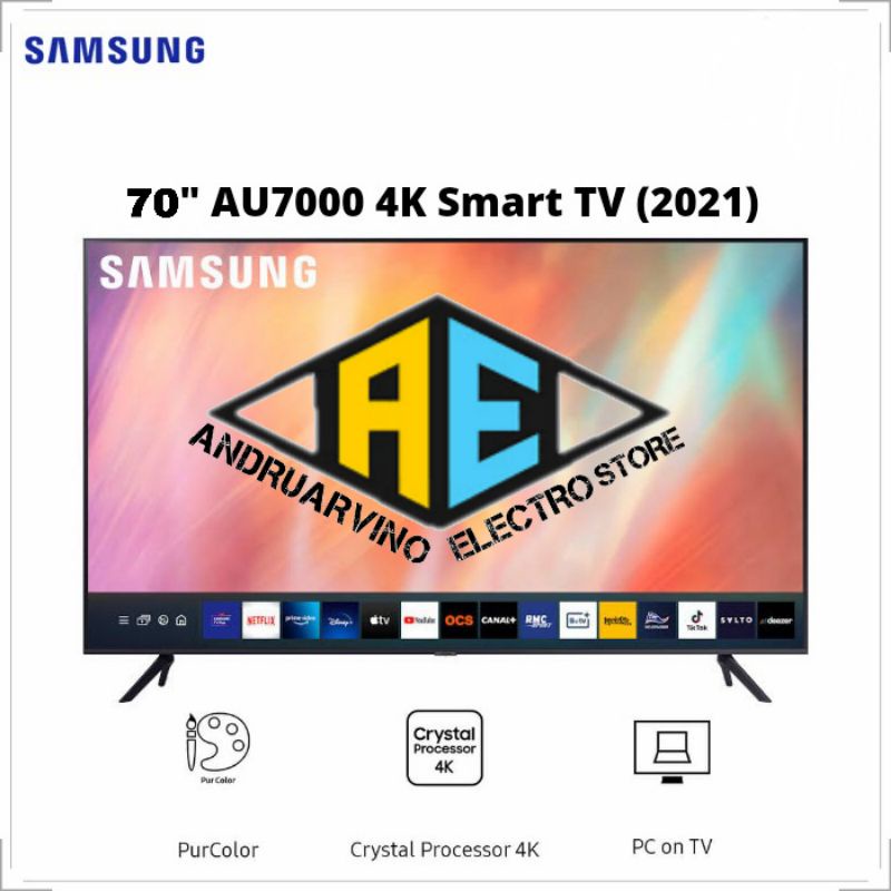 Jual LED TV SAMSUNG 70" 70AU7000 70 INCH USB MOVIE HDMI SMART TV 4K NEW ...