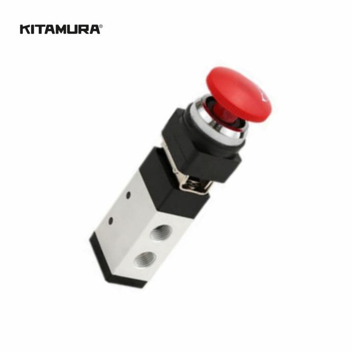 Jual Mechanical Valve Push Lock Pneumatic 3/2 1/4