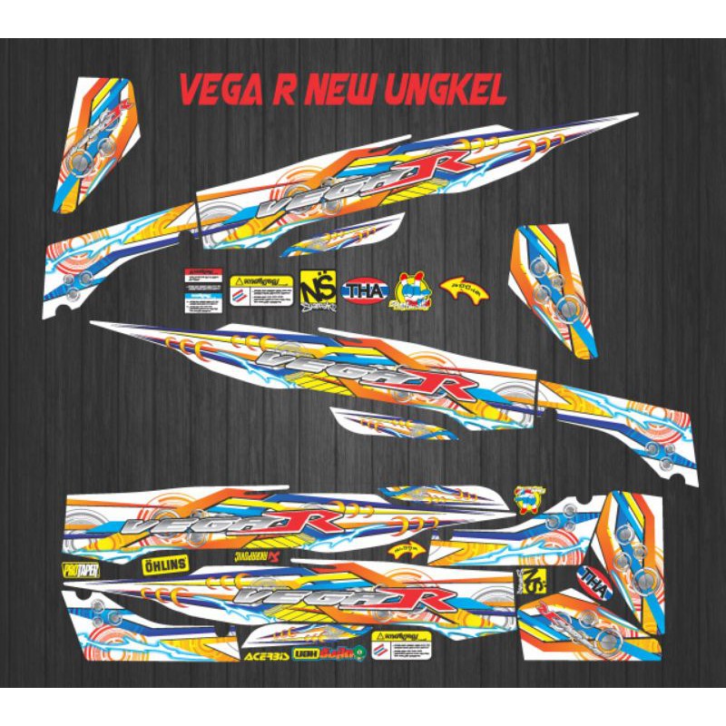 Jual STIKER STRIPING VARIASI DAN LAMINASI VEGAR R UNGKEL | Shopee Indonesia