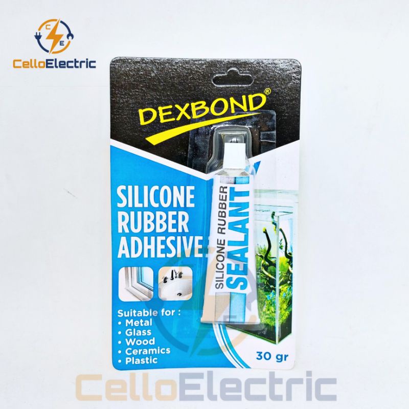 Jual Lem Sealent Tube G Dexbond Lem Silicone Bening Gram Dexbond Lem Kaca Perekat