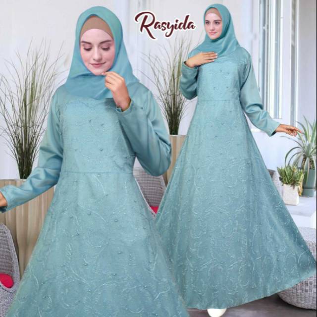 Jual GAMIS DEWASA/Maxi Rasyida sky blue | Shopee Indonesia