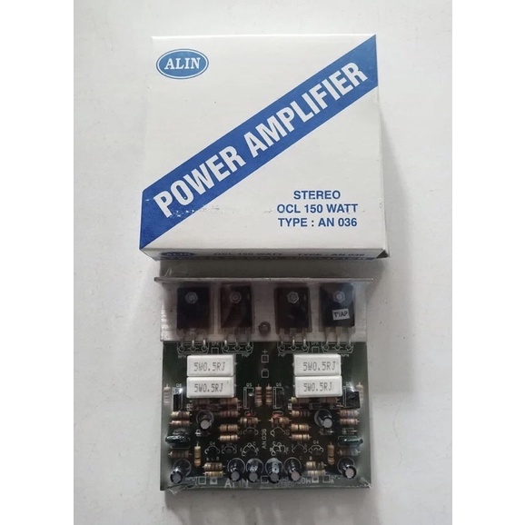 Jual Kit Power Amplifier OCL 150 Watt Stereo AN 036 | Shopee Indonesia