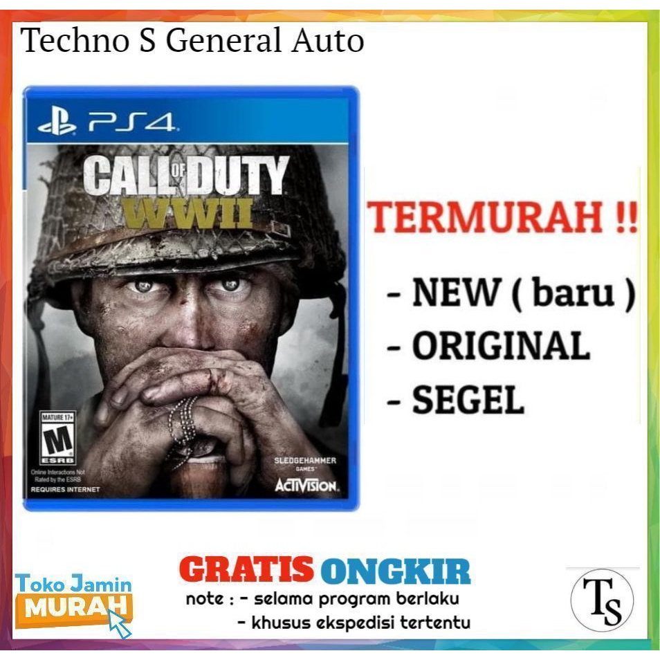 Jual PS4 Call Of Duty WWII Original / Kaset PS 4 Call Of Duty World War 2 / COD  WWII | Shopee Indonesia