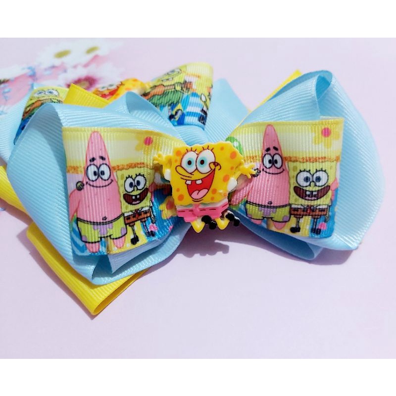 Jual Jepitan pita rambut anak spongebob 1 | Shopee Indonesia