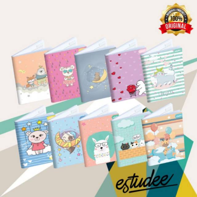 Jual Buku Tulis Boxy Estudee B5 Fancy Pastel Isi 10 | Shopee Indonesia