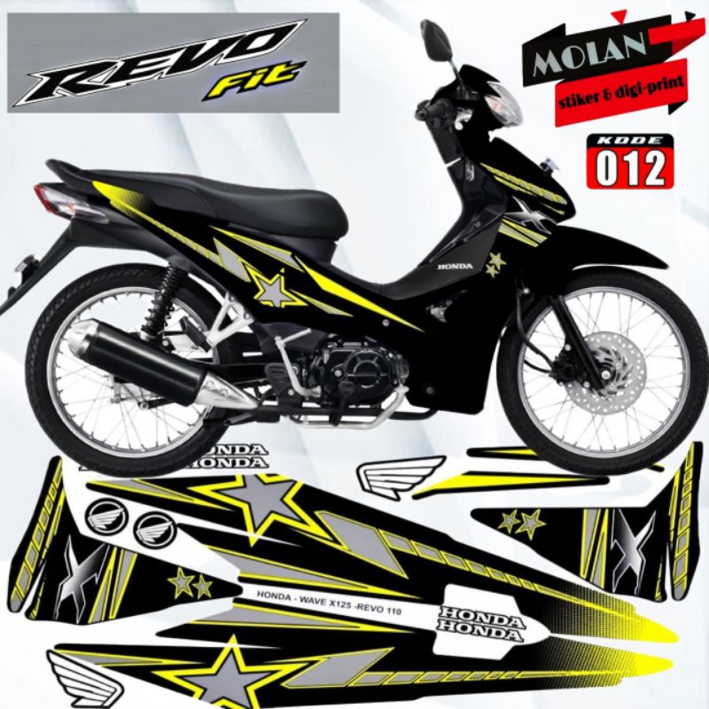 Jual Decal Sticker Striping Variasi Revo Fit Fdr Decal Wave Rsx