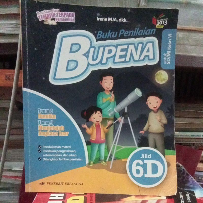 Jual Buku Penilaian Bupena Kelas 6B Sekolah Dasar Penerbit Erlangga ...