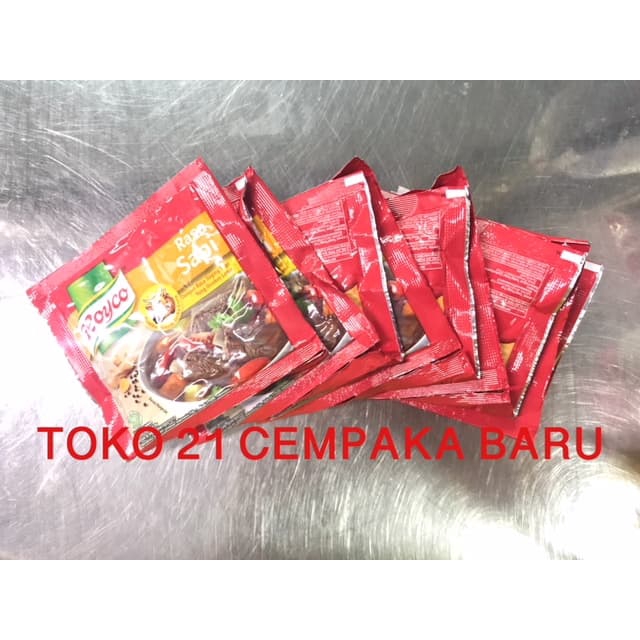 Jual Royco Sapi 1 Renceng Isi 12 Sachet Penyedap Rasa Kaldu Bubuk