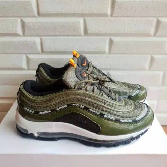 Sepatu nike air max 97 undefeated olive green Premium Quality