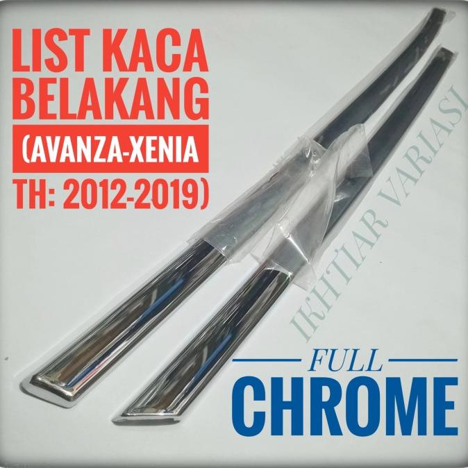 Jual List Kaca Lis Kaca Bagasi Belakang All New Avanza Xenia Shopee Indonesia