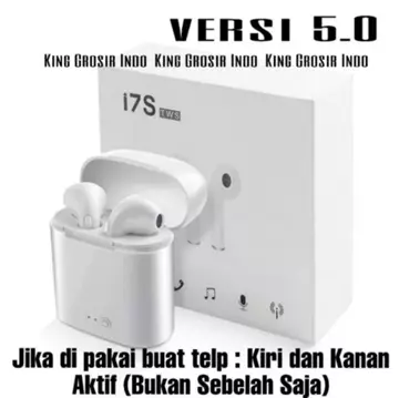 Headset Bluetooth I7S TWS Versi 5.0 Sport True Wireless Earphone I7S Handsfree I7s Tws