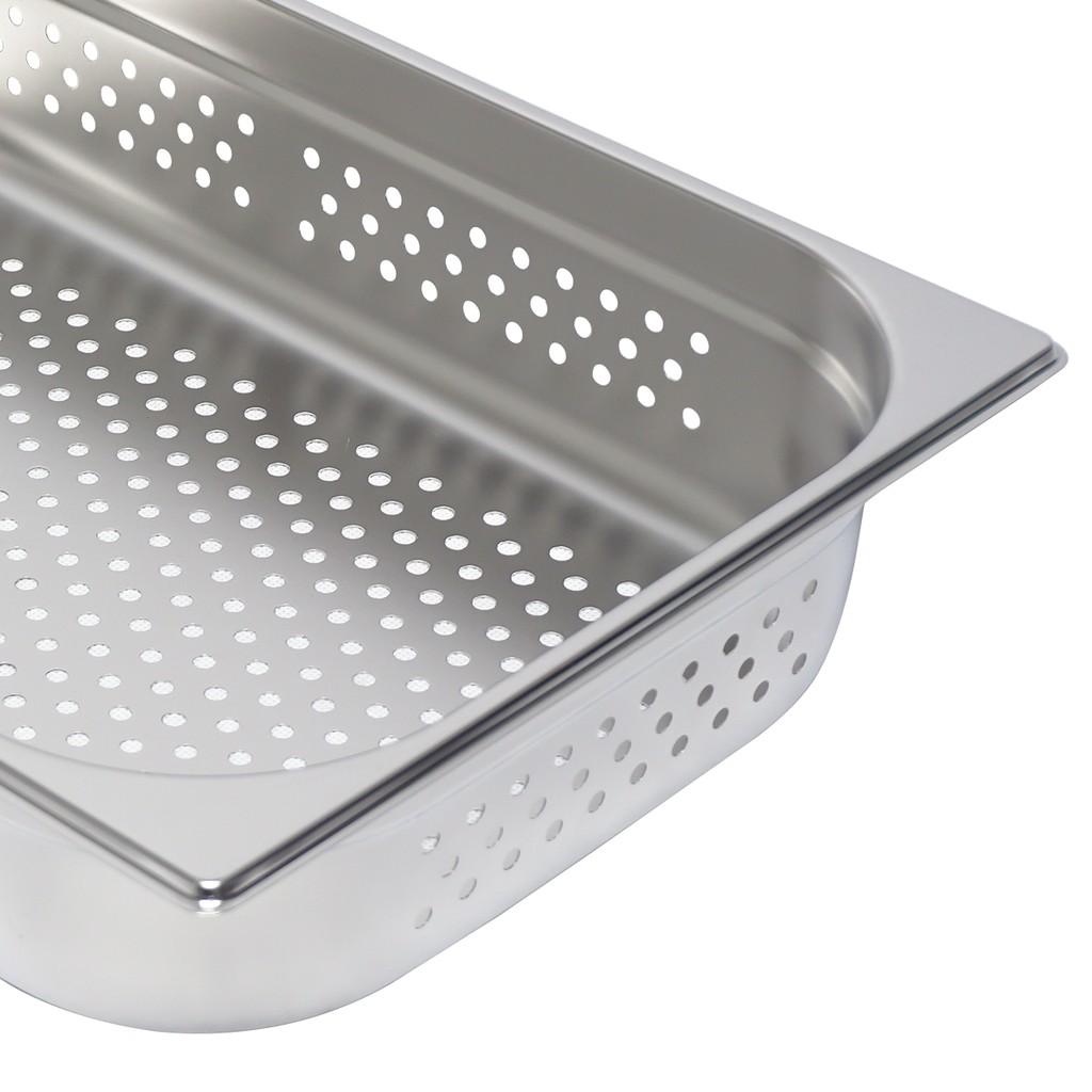 Jual MUTU Food Pan Stainless Perforated Berlubang 1/2 Kedalaman 15 cm ...