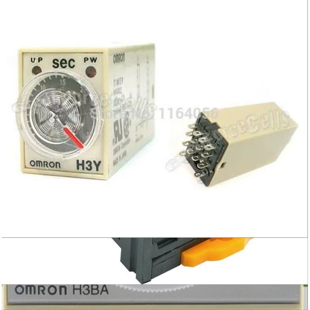 Jual OMRON H3Y-4 AC220V 5A 60Sec Timer Relay 4PDT 14 PIN | Shopee Indonesia
