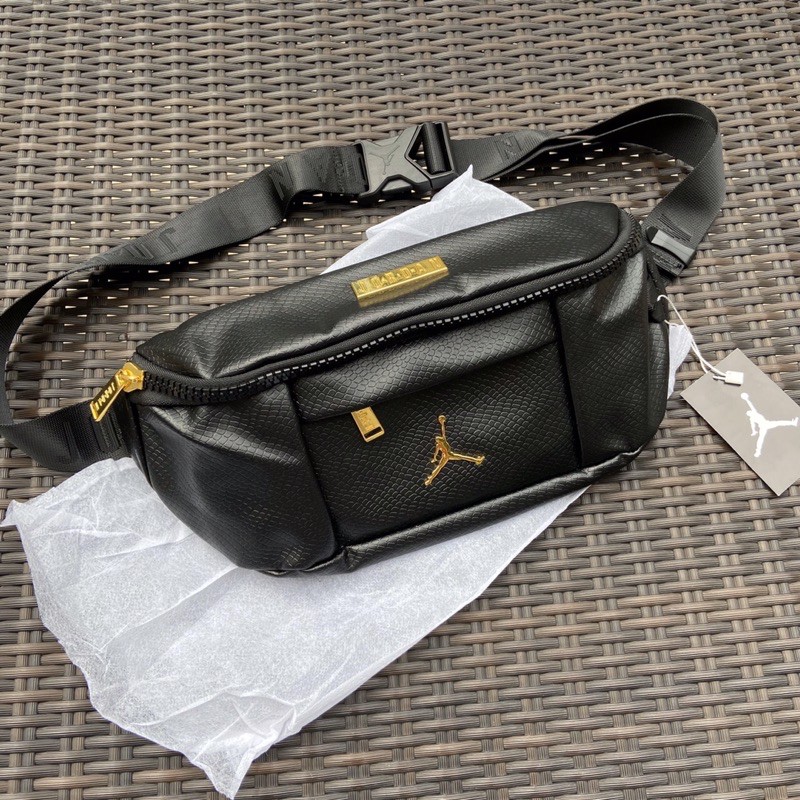 Jordan leather best sale waist bag