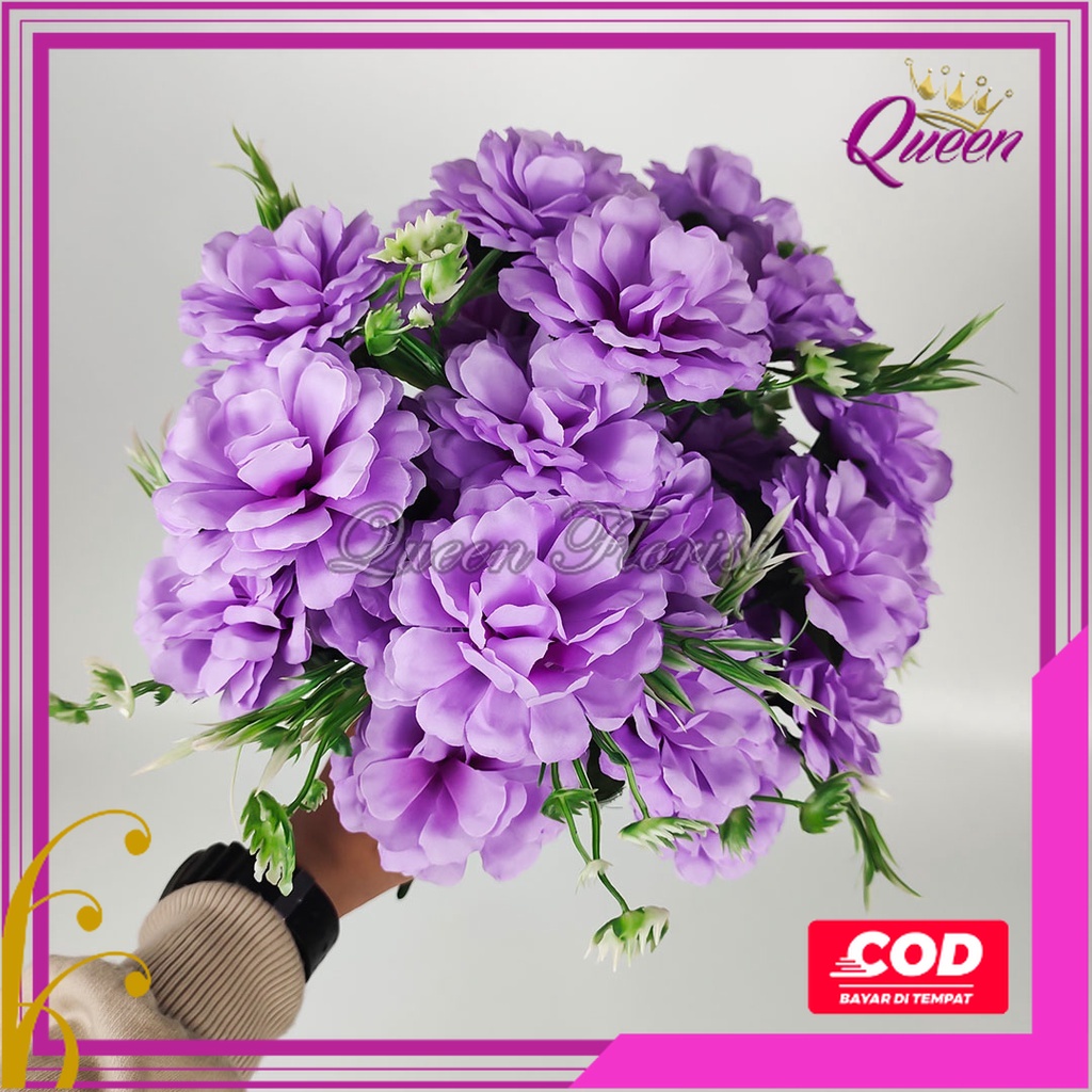 Jual Bunga Anyelir Carnation Tipe SJ Cabang 5 Artificial Buatan Home ...