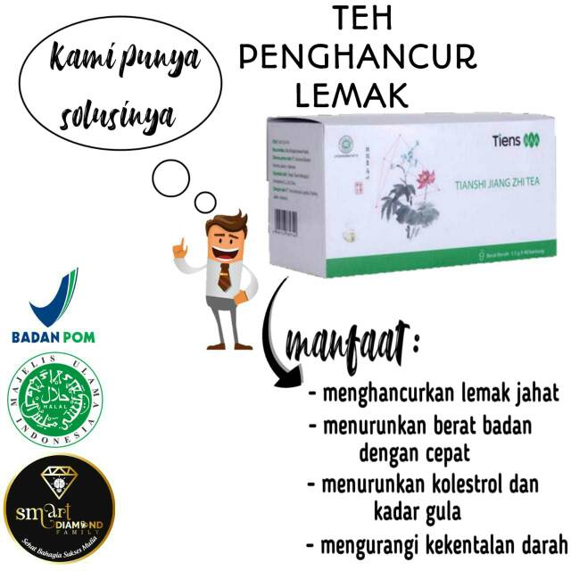 Jual Teh pelangsing TIANSHI JIANG ZHI TEA 1box | Shopee Indonesia