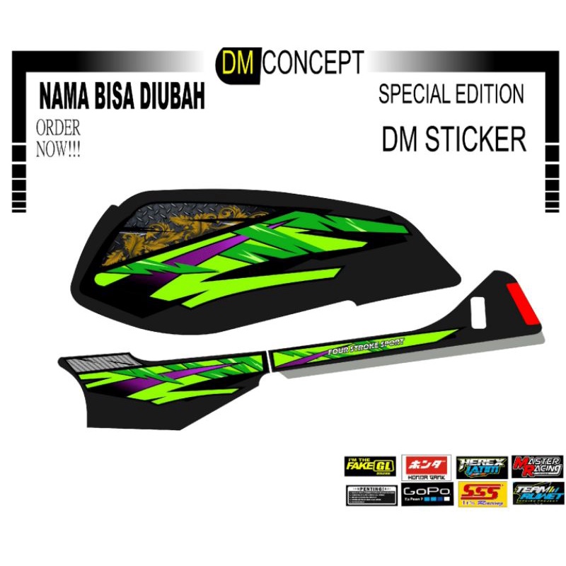 Jual striping gl hologram sticker varias gl murah gratis sticker gass ...