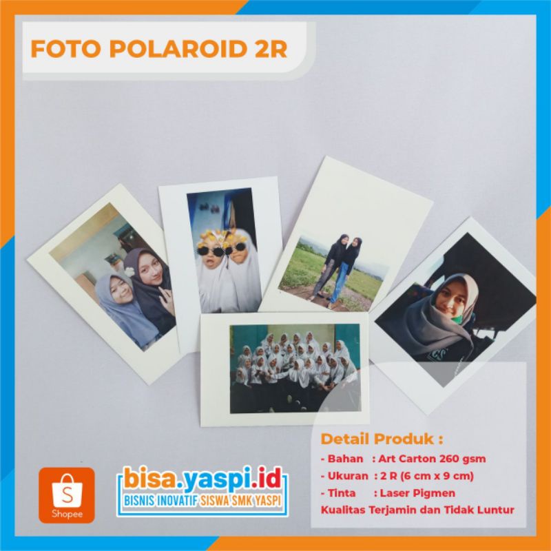Jual Cetak Foto Polaroid 2r Custom Shopee Indonesia 0853