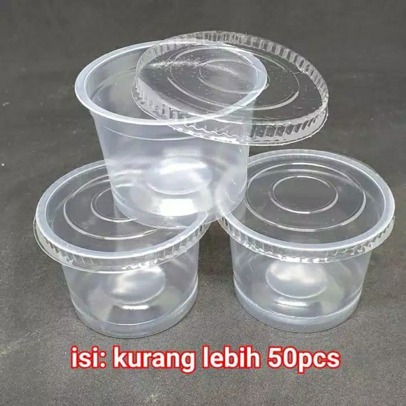 Jual Cup Gelas Agar Agar Puding Pudding Ice Cream Sambel Jelly Plastik