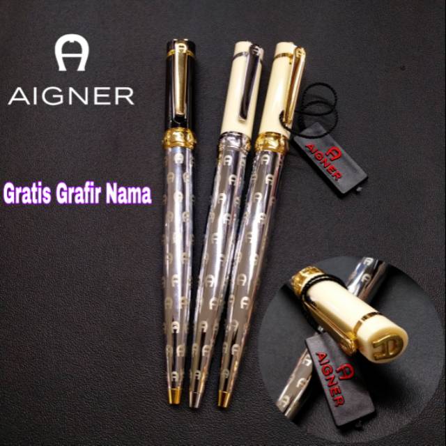 Pulpen mewah dan exclusive aigner gratis grafir nama