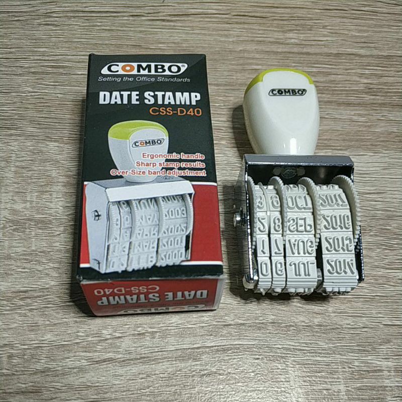 Jual Stempel Tanggal Combo CSSD40 / Date Stamp / Stampel / Cap Tanggal
