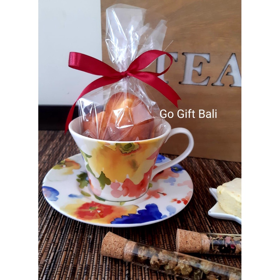 Jual Sweet Delight Tea Cup and Cake//Hampers Tea and Cake//Hampers Cake ...
