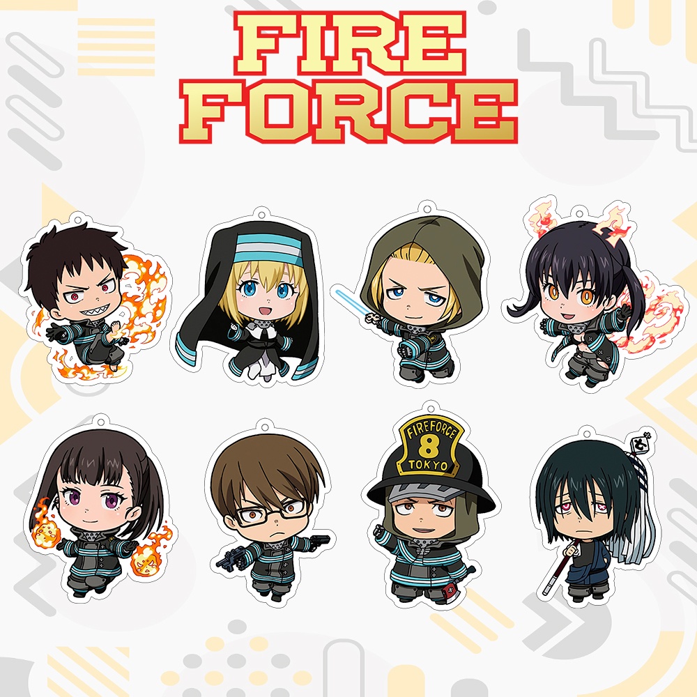 Jual Gantungan Kunci Fire Force - Keychain Anime Enen no Shouboutai ...