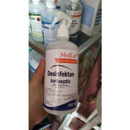 Jual Medlab disinfektan antiseptik 500ml | Shopee Indonesia