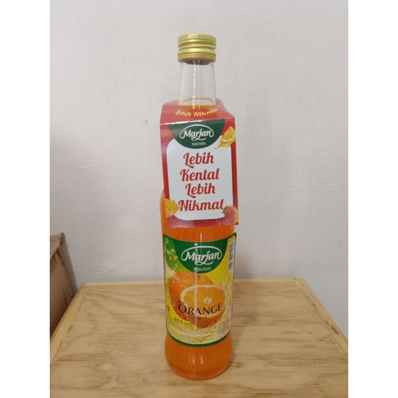 Jual sirup marjan squash rasa orange 450 ml | Shopee Indonesia