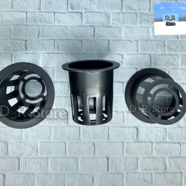 Netpot Hidroponik 5cm Hitam