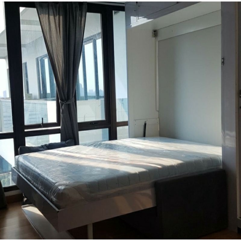 Jual wall bed hidrolik + dan matras 160x200 Shopee Indonesia