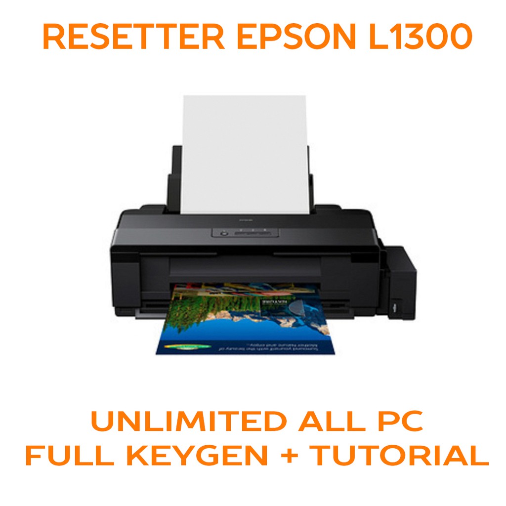 Jual Resetter Epson L1300 A3 Adjustment Program Shopee Indonesia 5298