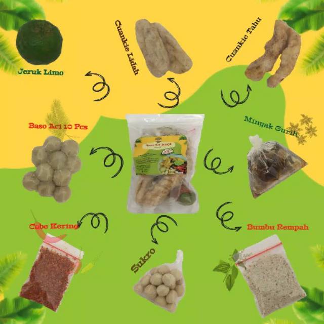 Jual Baso Aci Jencil Khas Garut Bumbu Rempah Shopee Indonesia