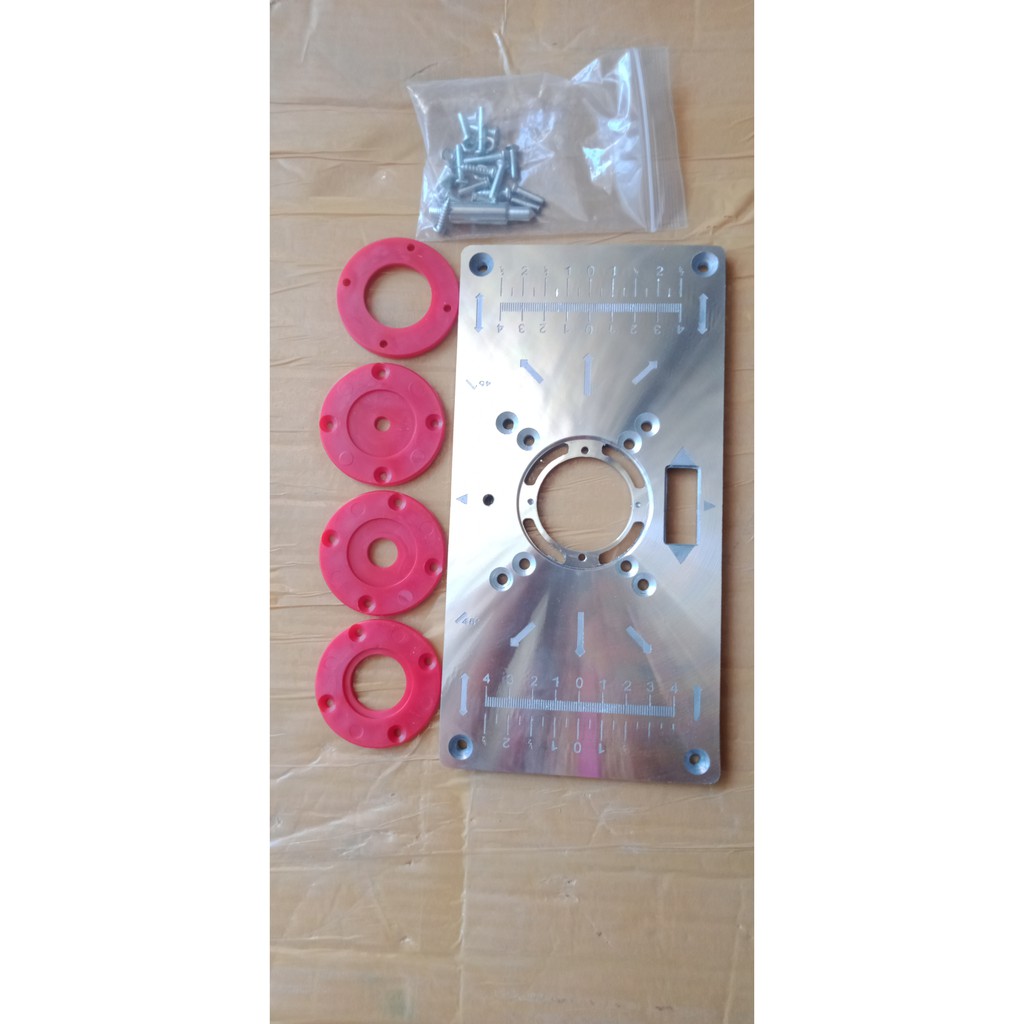 Jual Router Table Insert Plate Dudukan Mesin Profil Meja Router ...