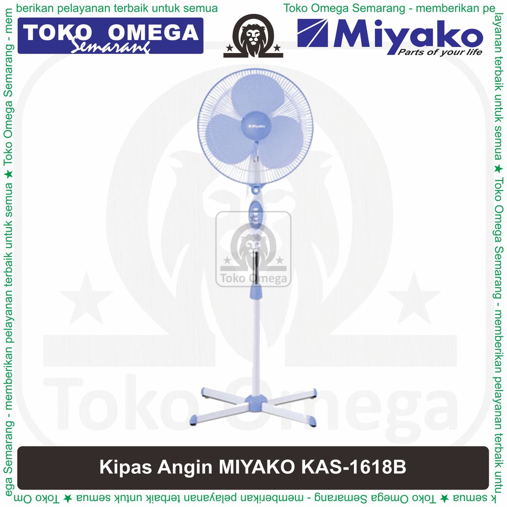 Jual MIYAKO Kipas Angin KAS-1618B / Kipas Angin Berdiri / Stand Fan ...